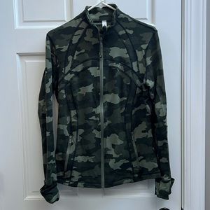 lululemon athletica define jacket in Camouflage Green/Black
